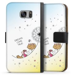 Sideflip mit langer Lasche schwarz