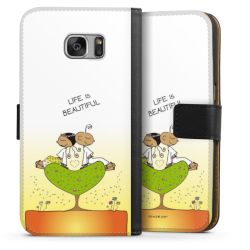 Sideflip mit langer Lasche schwarz