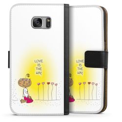 Sideflip mit langer Lasche schwarz