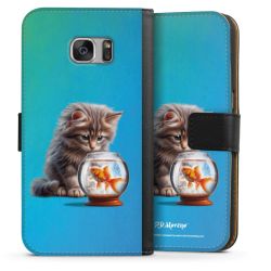 Sideflip Fodral med flap svart