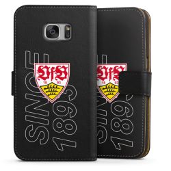 Sideflip mit langer Lasche schwarz