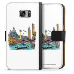 Sideflip Fodral med flap svart