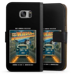 Sideflip mit langer Lasche schwarz