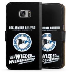 Sideflip mit langer Lasche schwarz