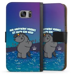 Sideflip mit langer Lasche schwarz