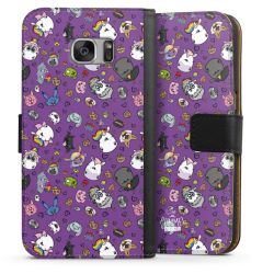 Sideflip mit langer Lasche schwarz