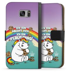 Sideflip mit langer Lasche schwarz