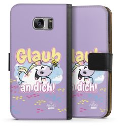 Sideflip mit langer Lasche schwarz