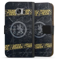 Sideflip mit langer Lasche schwarz