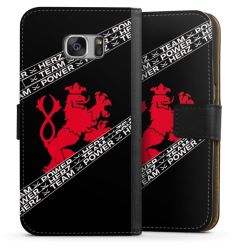 Sideflip mit langer Lasche schwarz