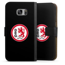 Sideflip mit langer Lasche schwarz