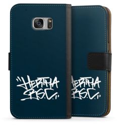 Sideflip mit langer Lasche schwarz