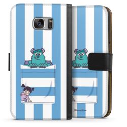 Sideflip mit langer Lasche schwarz