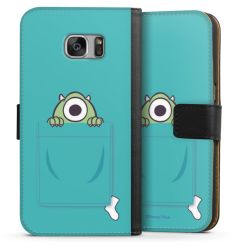 Sideflip mit langer Lasche schwarz