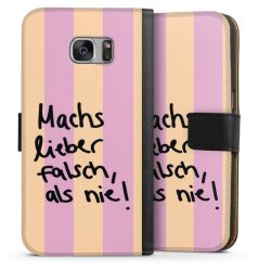 Sideflip mit langer Lasche schwarz