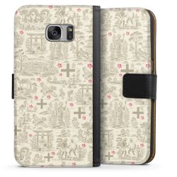 Sideflip mit langer Lasche schwarz