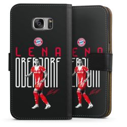 Sideflip mit langer Lasche schwarz