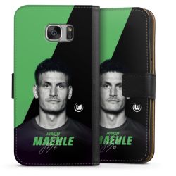 Sideflip mit langer Lasche schwarz