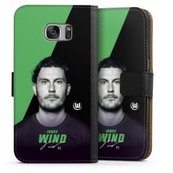 Sideflip mit langer Lasche schwarz