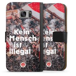 Sideflip mit langer Lasche schwarz