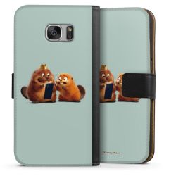 Sideflip mit langer Lasche schwarz