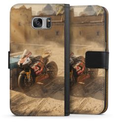 Sideflip mit langer Lasche schwarz