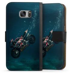 Sideflip mit langer Lasche schwarz