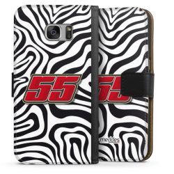 Sideflip mit langer Lasche schwarz