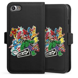 Sideflip with flap black/lateral flap