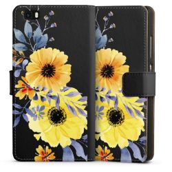 Sideflip mit langer Lasche schwarz