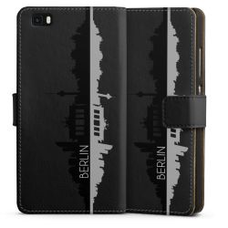 Sideflip mit langer Lasche schwarz