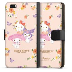 Sideflip mit langer Lasche schwarz