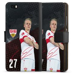 Sideflip mit langer Lasche schwarz