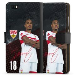 Sideflip mit langer Lasche schwarz