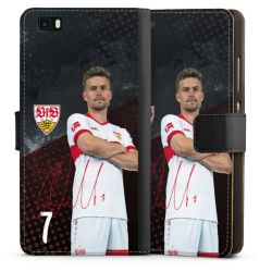 Sideflip mit langer Lasche schwarz