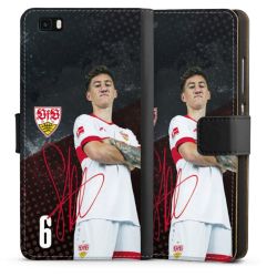 Sideflip mit langer Lasche schwarz