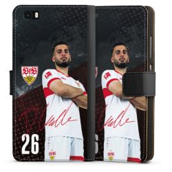 Sideflip mit langer Lasche schwarz