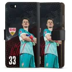 Sideflip mit langer Lasche schwarz