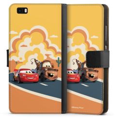 Sideflip mit langer Lasche schwarz