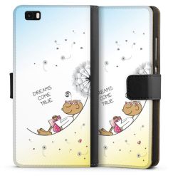 Sideflip mit langer Lasche schwarz