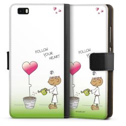 Sideflip mit langer Lasche schwarz