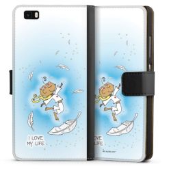 Sideflip mit langer Lasche schwarz