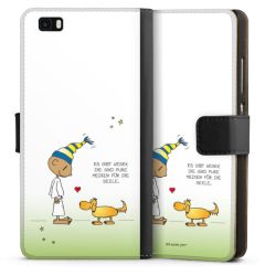 Sideflip mit langer Lasche schwarz