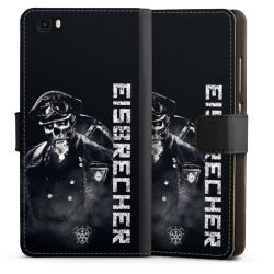 Sideflip mit langer Lasche schwarz