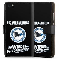 Sideflip mit langer Lasche schwarz