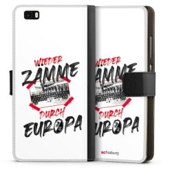 Sideflip mit langer Lasche schwarz