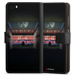 Sideflip mit langer Lasche schwarz