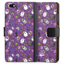 Sideflip mit langer Lasche schwarz