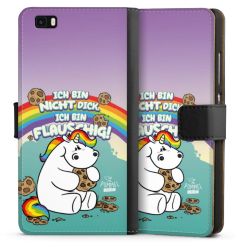 Sideflip mit langer Lasche schwarz