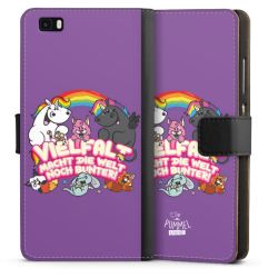 Sideflip mit langer Lasche schwarz